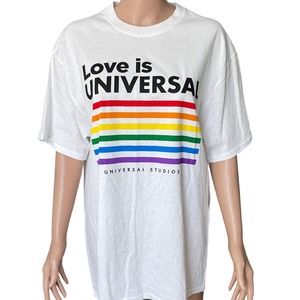 NWOT UNIVERSAL STUDIOS Pride T-shirt Men Sz L NWOT